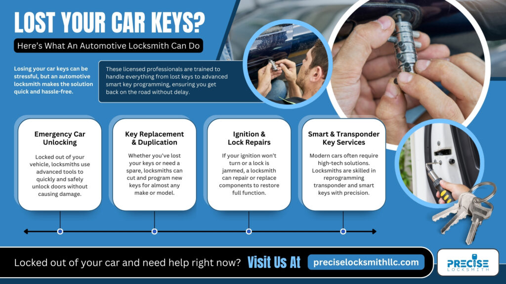 Lost Your Car Keys? Here’s What an Automotive Locksmith Can Do.