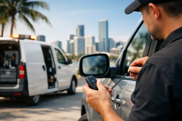 Mobile Car Locksmith Response Time in Miami
